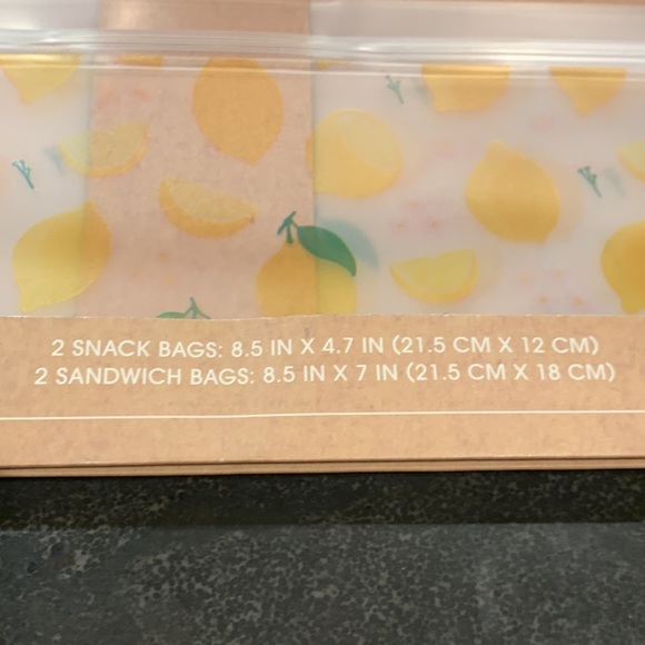 Lemon Design Eco Logical Reusable Food Bags - Picture 3 of 3